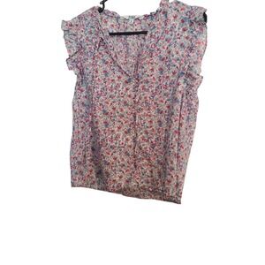 BB Dakota by Steve‎ Madden Women's Floral Top Shirt Medium